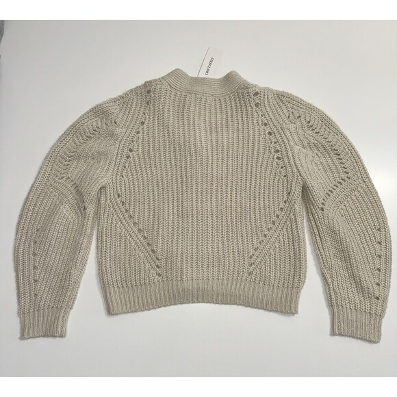 Driftwood Ivory Emie Knitted Cardigan Sweater Size XL NWT Balloon Sleeves - Picture 9 of 15